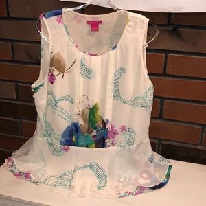 Ladies Top, size L, Sunny Leigh, Cool and Lovely